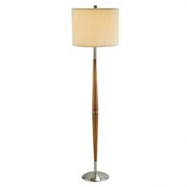 Adesso 3341-13 Hudson 61″ Floor Lamp, Dark Maple,
