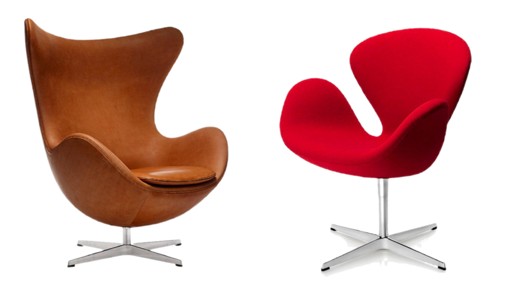 Mid Mod Scout - Arne Jacobson - Egg and Swan Chairs