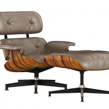 What does a mid century modern style recliner look like?