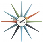 George Nelson -Multicolored Sunburst Clock