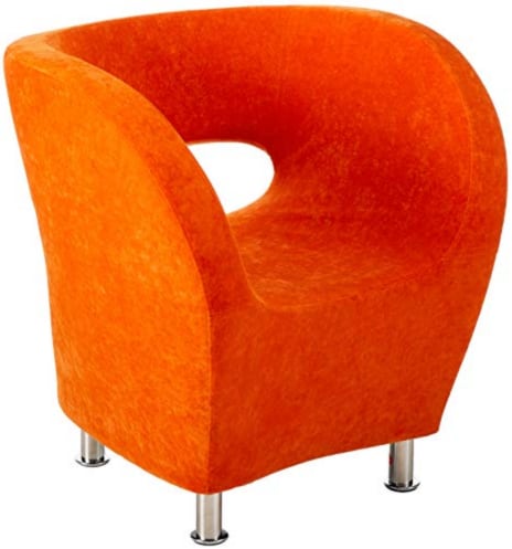 Orange Mid Century Modern -Christophfer Knight Accent Chair
