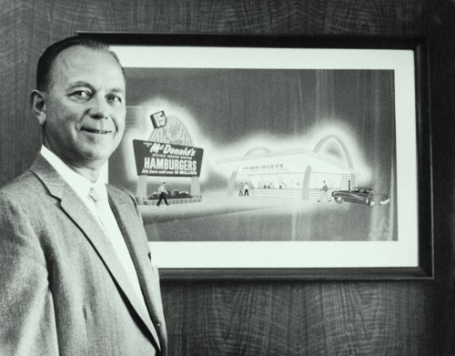 Ray Kroc of McDonald's - courtesy of THE 1950'S: AN AGE OF AFFLUENCE
